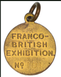 Stamp of Olympics » 1908 London 1908 Imperial Sports Club enamelled medallion for the Franco-British Exhibition