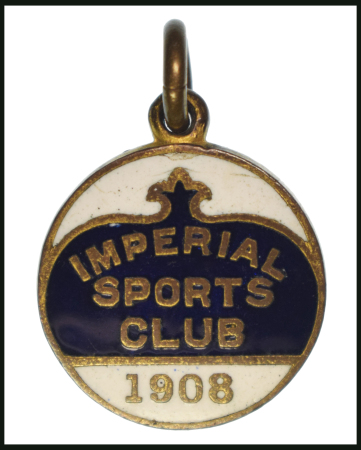 Stamp of Olympics » 1908 London 1908 Imperial Sports Club enamelled medallion for the Franco-British Exhibition
