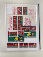 Stamp of Large Lots and Collections 1960-70 Stock book containing Asia sets for Thailand, Korean, Singapore, mint n.h., including 1964 Olympic Games