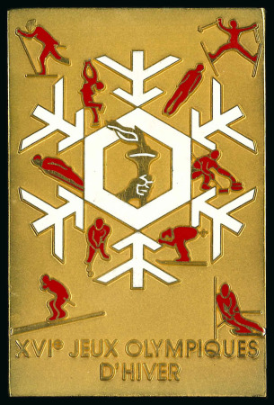 Stamp of Olympics » 1992 Albertville 1992 Albertville gilt plaque