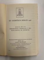 Stamp of Olympics » 1936 Berlin » Documents, Programmes, Tickets, etc. "Handbook of the General Provisions and Sports Regulations" by the Organising Committee in Spanish