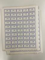 Stamp of France » Collections 1976-1989, Lot de timbres fictifs en feuille avec normalement