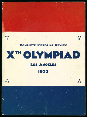 Stamp of Olympics » 1932 Los Angeles 1932 Los Angeles "Complete Pictorial Review Xth Olympiad", 14pp