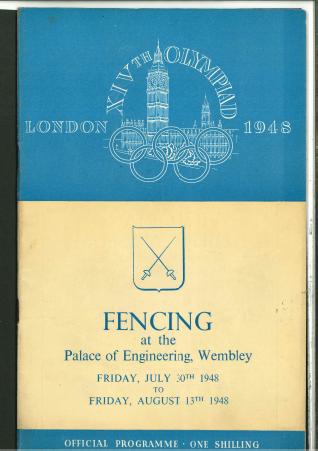 Stamp of Olympics » 1948 London 1948 London Fencing programme Jul 30th - Aug 13th,