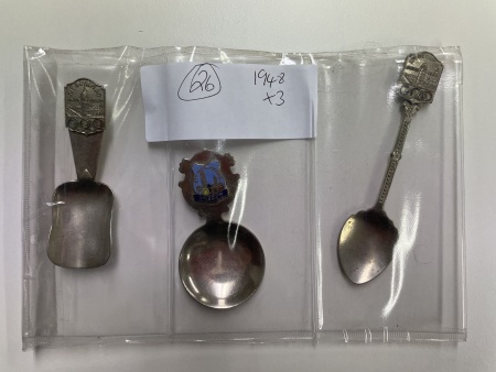 Stamp of Olympics » 1948 London 1948 London group of three electro-plated spoons
