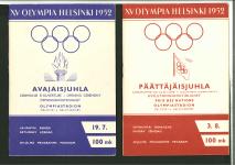 Stamp of Olympics » 1952 Helsinki 1952 Helsinki Opening Ceremony and Closing Ceremony