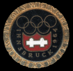 Stamp of Olympics » 1964 Innsbruck 1964    Pin of Innsbruck Winter Olympics