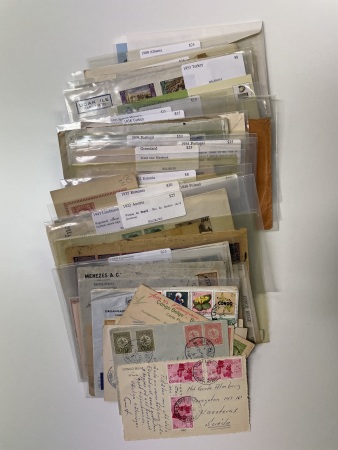 Stamp of Large Lots and Collections 1902-70s, group of 67 mostly semi-modern covers, cards and stationery from Europe