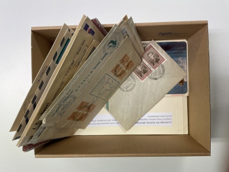 Stamp of Large Lots and Collections Antarctic 1942-2000, Large accumulation of 49 covers