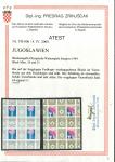 Stamp of Olympics » 1984 Sarajevo Yugoslavia: 1984 Sarajevo Winter Olympics 50D and 100D mini sheets in uncut blocks of four
