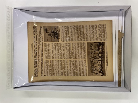 Stamp of Olympics » 1924 Paris » Memorabilia 1924 Paris, group of four newspapers and extracts from a magazine with reports on the Paris Games