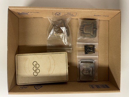 Stamp of Olympics » 1936 Berlin » Other Memorabilia 1936 Berlin, memorabilia group incl. belt buckles etc.
