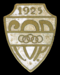 Stamp of Olympics » 1925-1928 Intervening Championships 1925 Portuguese Olympic Committee enamel and brass badge