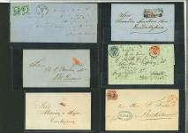 Stamp of Large Lots and Collections 1740-1900 a small interesting lot of 25 better classic covers