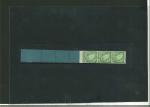 Stamp of Ireland » Definitives 1923 SE 1/2d green, coil ends, vertical coil end with three stamps and four empty spaces in blue