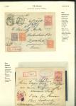 Stamp of Persia » Postal Stationery 12ch rose stationary (PE9) on two pages