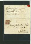 Stamp of Great Britain » 1840 1d Black and 1d Red plates 1a to 11 1841 (Jun 12) 1d red pl.2 FF on cover cancelled by both red and black Maltese crosses