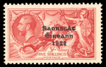Stamp of Ireland » 1935 Re-Engraved Overprints (T75-T77) 2s6d to 10s, complete set, mint, fresh, very fine,