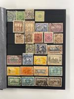 Stamp of Indian States » Hyderabad 1869-1950 Balance lot on pages and in small blue stockbook