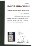 Stamp of Australia » Commonwealth of Australia 1915-27 Kangaroo £1 chocolate and dull blue, die II, used
