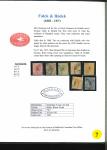 Stamp of British P.O. in Siam (Bangkok) » Cancellations » Company Cachets Falck & Beidek : 1882-85 CA 2c rose, 4c pale brown