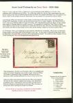 Stamp of Great Britain » Collections 1854-60 Scots Locals collection of 33 1d red covers