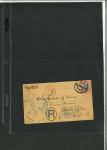 Stamp of Great Britain » Collections 1844-99 group of 6 Scottish Registered covers and 6 items showing Glasgow Newspaper branch cancels.