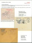 Stamp of Large Lots and Collections United States: 1945, Comprehensive collection of the American WWII 'V' (Victory) Mail 8-frame exhibit