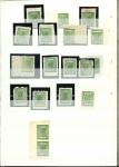 Stamp of Indian States » Barwani 1912-22, unused collection arranged by S.G. numbers and cliché number