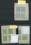 Stamp of Indian States » Barwani 1922-27, group of 9 sheetlets