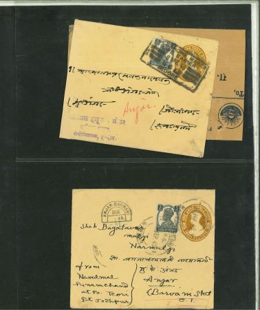 Stamp of Indian States » Barwani Miscellaneous lot of mainly India from or to Barwani