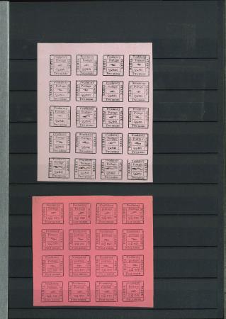 Stamp of Indian States » Bamra 1890-93 Attractive mixed lot of unused and used on stock pages