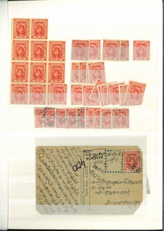 Stamp of Indian States » Kishengarh 1904-47 Attractive mixed specialised accumulation on