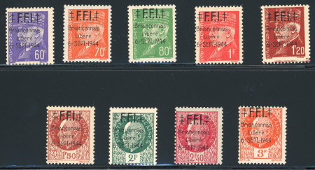 Stamp of France » Libération Briançon ( Hautes Alpes): série Pétain Mayer n° 1/9