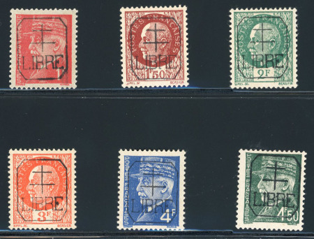 Stamp of France » Libération Measnes (Creuse): type Pétain, série Mayer n° 1/6,