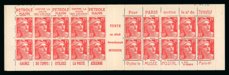 Stamp of France » Carnets 1948,  carnet type Marianne de Gandon, Y&T C813** série