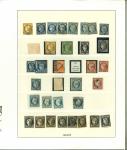 Stamp of France » Collections 1849-1875 : collection bien fournie de timbres classiques