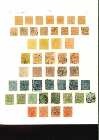 Stamp of Indian States » Jind 1882-85 Attractive comprehensive unused and used selection
