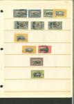 Stamp of Indian States » Soruth 1948-49 "SARKARI" and "SAURASHTRA" ovpts: Small selection of unused and used with overprints and surcharges in various colours