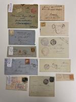 Stamp of France » Collections 1800-1900, lot d'une vingtaine de lettres classiques