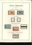 Stamp of France » Collections 1920-1990, collection sur feuilles d'album Moc, fins