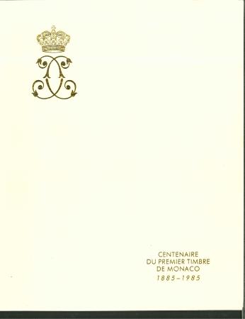 Stamp of Colonies françaises » Monaco 1985 : superbe fascicule émis à l'occasion du centenaire