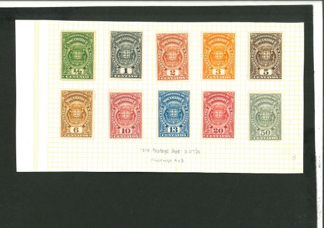 Stamp of Large Lots and Collections Mozambique: 1876-1937 with early issues, the 1911, 1917 sets, Mozambique Company issues...