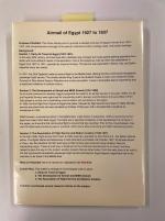 Stamp of Large Lots and Collections Egypt - Airmails: 1927-1937 One frame exhibit entitled