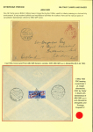 Stamp of Large Lots and Collections Egypt - British Forces in Egypt: 1910-1945 Five-frame exhibit entitled "British Forces in Egypt - The Impact of Postal Operations of WWI and WWII"