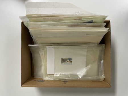 Stamp of Colonies françaises » Niger 1974-1982, lot de plus ou moins 220 épreuves de luxe