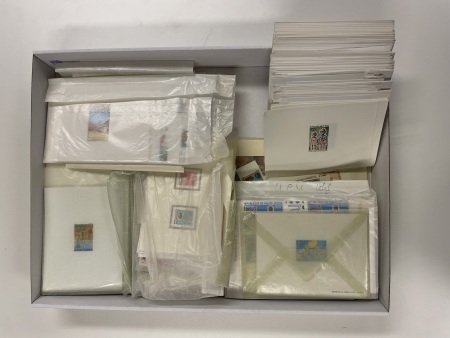 Stamp of Colonies françaises » Haute-Volta 1974-1982, lot de plus ou moins 450 épreuves de luxe