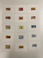 Stamp of Colonies françaises » Congo 1970/1985, + de 650 épreuves de luxe , en sus