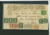 Stamp of France » Emission de Bordeaux 1870 1871, Devant de lettre envoyée au Consul Général de Monaco à Genes (Italie),