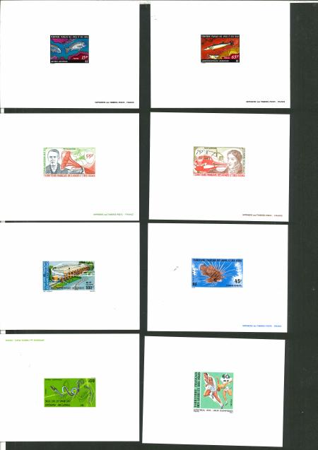 Stamp of Colonies françaises » Afars and Issas Afars et Issas (1975-1977) :  bel ensemble de 43 Epreuves